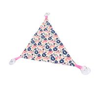 Omabeta Hamac pour Reptiles, 2 Pièces, pour Dragons Barbus et Geckos, Triangulaire, Doux, Suspendu, en Tissu, pour Animaux de Compagnie Grimpants (Taille des lèvres S)