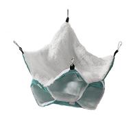Omabeta Hamac Suspendu pour Animaux de Compagnie, Lit Doux et Confortable à 3 Couches pour Petits Animaux comme Les Hamsters, Les Lapins et Les Cochons d'Inde, 30x30cm