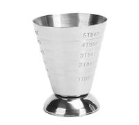 Omabeta Jigger à Cocktail en Acier Inoxydable pour une Mesure Précise au Bar à la Maison - Tasse D'once Multifonctionnelle 75 Ml