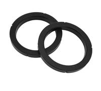 Omabeta Joint de Tête de Groupe 2 Pièces, Joint de Tête de Brassage, Bague d'étanchéité en Silicone de Remplacement, 4 Rainures Murales Latérales pour Machine à café