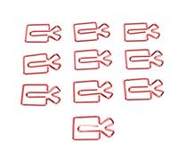 Omabeta Jolis Trombones en Forme de Métal pour la Classification des Fichiers de Documents, Légers et Portables pour une Utilisation au Bureau