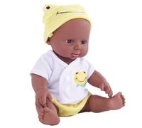 OMABETA Jouet de poupée de bébé de poupée Poupée de 30cm pour bébé, jouet en vinyle souple, réaliste, pour jeux peluche Vert Jaune