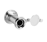 Omabeta Judas de Porte Grand Angle de 220 Degrés, Judas de 220 Degrés avec Couvercle de confidentialité Robuste pour Portes en Bois, Fibre de Verre ou Métal de 35 Mm à 55 Mm