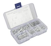 Omabeta Kit d'assortiment de Clips R, Conception à Double Bobine, 100 | Matériau en acier au carbone, résistant à la corrosion, adapté aux camping-cars, applications larges