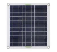 Omabeta Kit de Panneau Solaire Monocristallin Efficace 200 W, Charge Rapide pour Camping, Voyage en Plein Air avec Contrôleur Bleu, Prise OBD pour Camping-car, Ports USB, Port TYPE C, Port DC