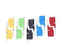 Omabeta Kit de Pinces de Test IC à Double Crochet Fin pour de Meilleurs Tests, 10 Outils de Crochets de Test SMD pour la Maintenance, Espacement de 0,3 Mm, Matériau en Alliage PP