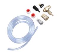 Omabeta Kit D'injecteur Chimique à Haute Pression, Soupape Réglable 4000psi avec Connecteur de 3/8 Pouces 9,8 Pieds pour Nettoyage de Jardin