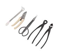 Omabeta Kit d'outils de Jardin, 5 pcs Branch Cutter Bonsai Tool Kit Safety Locks Ciseaux pour Arbres