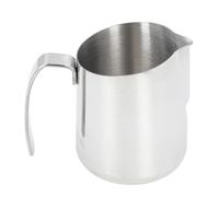 Omabeta Lait Moustillant Lance Latte Art Pichet Coffee Crème Tasse 304 en Acier Inoxydable avec Bec Slant et Marques de Mesure pour la Maison de Cuisine du café Barista (750 ml d'argent)