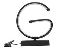 Omabeta Lampe de Table LED Moderne à intensité Variable, Lampe de Chevet pour Chambre à Coucher, Salon, Maison, Aluminium en Forme de G, 1 unité