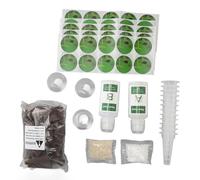 Omabeta L'ensemble D'engrais pour Plantes Hydroponiques Favorise une Croissance Robuste pour les Plantes D'intérieur, Kit D'engrais AB pour Système Hydroponique 100 Ml de Nutriments Hydroponiques