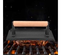 Omabeta Machine à Viande en Fonte Robuste pour Presse à Steak pour Une Cuisson Plus Rapide pour Un Usage Domestique 8,1 X 4,1 X 2,8 Pouces