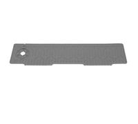 Omabeta Mat de Robinet, Silicone Double Face Réglable Trouble Concave Convex Drainage Design Splash Guard Mat, Lavabo de Salle de Bain de Cuisine (Gris)