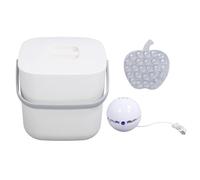Omabeta Mini Lave-Vaisselle Portable, élimination Efficace de L'huile à Bulles pour la Cuisine Domestique, Machine à Laver la Vaisselle USB pour les Petits Ménages (Seau Blanc)