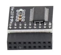 OMABETA module TPM2.0 Module de sécurité TPM2.0 18 broches pour carte mère ASROCK LPC pour Test de mise à niveau bricolage tableau