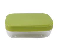 Omabeta Moule à Glaçons Rond, Plateau à Glaçons Flexible à Dégagement Facile avec Couvercle pour les Fêtes à la Maison, 1 X Boîte de Fabrication de (Vert multicouche)