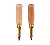 Omabeta Perforatrice à Vis Robuste avec 12 Poinçons Interchangeables pour le Bricolage du Cuir et du Travail du Bois