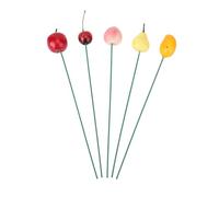 Omabeta Piquet de Jardin Extérieur, Ornement, Support de Pelouse Multifonctionnel, pour Pot de Fleur et Allées de Jardin, Durable, 5 Pièces (B)