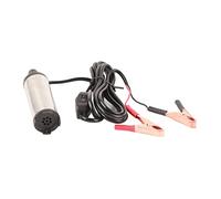 Omabeta Pompe à électrique Multifonctionnelle, Haute efficacité, 12 L/min, Transfert de Carburant, Conçue pour la Maison, le Garage, en Acier Inoxydable, Levage de 2 Mètres (DC12V)
