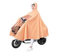 Omabeta Poncho de Pluie de Scooter électrique pour le Corps Plein, une Longue Couche de Pluie Réutilisable pour Adultes Cyclomoteur
