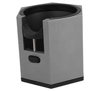Omabeta Porte-filtre à café en Alliage D'aluminium, Support Réglable avec Couvercle de Support Amovible pour la Cuisine à Domicile, café 1 unité (Noire)