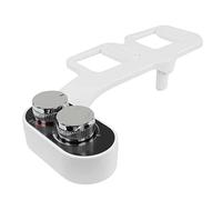 Omabeta Pulvérisateur de Bidet à Double Buse, Pression D'eau Réglable Non électrique pour un Usage Domestique, fabriqué en Matériau ABS Durable (3/8en Europe)