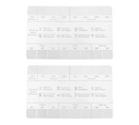 Omabeta Règle de Mesure du Marc de café en Acier Inoxydable, Outil de Référence de Taille de Mouture Fine pour Accessoire de Moulin à Grains de café, pour la Maison et le Bureau