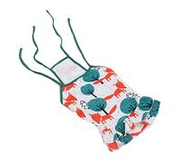 Omabeta Robe d'été pour Animaux de Compagnie, imprimé Pastèque, Jupe à Bretelles pour Chien Mignon, pour Printemps et été, Usage Quotidien, Matériau Acrylique (M)