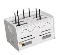 Omabeta Roubier Mural Câble Câble du Câble WiFi Router de Stockage de Rangement de Câble Hider Rack avec Conception de Canal de Câblage Professionnel pour la Salle D'étude du Bureau à