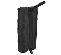 Omabeta Sac de Sable Robuste pour Auvent, pour la Stabilisation de la Tente, Support de Jambe de Pare-Soleil Extérieur, Tissu Oxford 600D, 1 Paquet (Noire)