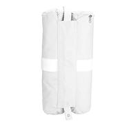 Omabeta Sac de Sable Robuste pour Auvent, pour la Stabilisation de la Tente, Support de Jambe de Pare-Soleil Extérieur, Tissu Oxford 600D, 1 Paquet (Blanche)