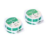Omabeta Sangle D'attache pour Plantes, Câble Vert Durable de 100m, pour Plantes Grimpantes et Vignes dans les Jardins et les Serres, 2 Rouleaux