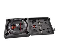 OMABETA scie cloche réglable Scie cloche à double lame 40-300 mm, scies à trous réglables avec bouclier bricolage stationnaire