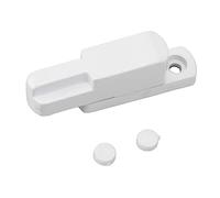 Omabeta Serrure en T de Renforcement de Fenêtre, Serrure de Châssis de Fenêtre, Outil de sécurité Antivol en Alliage D'aluminium pour la sécurité de la Maison avec Lisse, Installation (Blanc)