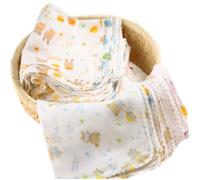 OMABETA serviettes nouveau-nés 8pcs serviettes pour bébés en coton doux en coton à double couche à double couche haute jeux landau
