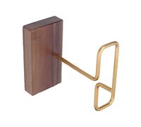 Omabeta Support de Papier Filtre Durable, Support de Rangement de Papier Filtre à café pour la Cuisine, 60 Pièces, en Acier Inoxydable Noyer