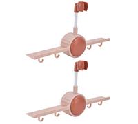 Omabeta Support de Pomme de Douche Réglable, 2 Pièces, Support étanche pour Salle de Bain, Organisateur de Rangement, Matériau ABS