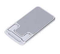 Omabeta Support de Téléphone Portable Pliable Ergonomique, 7 Réglages d'angle pour Support de Tablette de Bureau en Alliage D'aluminium (Argent)