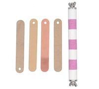 Omabeta Support D'entraînement pour Oiseaux, Surface Acrylique Colorée, Station Portable Réglable pour Perroquets Tourtereaux 20cm 1 unité (Rose)