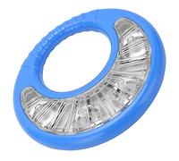 Omabeta Tambourin à Main Jouet Musical pour Enfants, Apprentissage Créatif, Aide à la Percussion, ABS Bleu 16.5x16.5cm