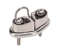 Omabeta Taquet à Came pour Bateau de 10 Mm, Fil jusqu'à 10 Mm, Entrée | Poli Miroir, Utilisation en Voile, Kayak, Dégagement Rapide, qualité Marine 316, Matériel pour Voilier