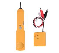 Omabeta Testeur de Câble Réseau Localisateur Ethernet Multifonctionnel pour le Contrôle de continuité avec Reconnaissance Audio et Localisation des Défauts en ABS Jaune Durable