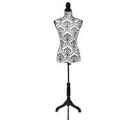 Omabeta Valets de nuit - Buste de présentation Femme Noir et blanc - Meubles haut de gamme - M05252