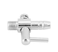 Omabeta Vanne de Contrôle du Volume d'air D'aquarium en Acier Inoxydable Robuste, Facile à Utiliser, Vanne Filetée à Tête Unique pour Contrôler la Pompe à Air de L'aquarium