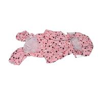 Omabeta Veste Imperméable pour Chien, Motif Mignon, Imperméable, Respirant, Design Réfléchissant pour Petits et Moyens Chiens, 1 Paquet de Polyester (XL)