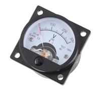 Omabeta Voltmètre Rond, Outil de Jauge à Cadran Analogique ABS Durable pour une Mesure Précise AC 0-300 V 1,8 Pouces de Diamètre