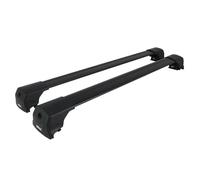 Barres de Toit transversales Compatible avec BMW X5 E70 2006-2013 Alu Noir TÜV ABE 2X