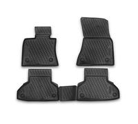 OMAC Tapis de sol 3D pour BMW X6 F16/F86 (2014-2019) Caoutchouc noir