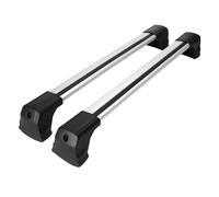 Galerie de toit pour BMW Série 3 G20 G80 2019-2025 Porte-bagages de base en aluminium argent 2x