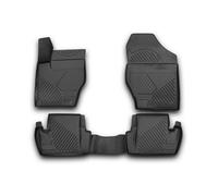 Tapis de Sol Compatible avec Citroen C4 2011-2020 Caoutchouc TPE Noir